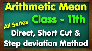 Arithmetic Mean - Measures of Central Tendency | Class 11 Economics | Statistics for Economics |