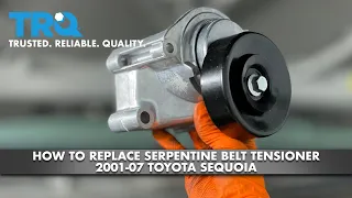 How to Replace Serpentine Belt Tensioner 2001-07 Toyota Sequoia