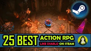 25 Best Action RPG Games like Diablo! | Top down & Isometric ARPG | (Steam sale prices included)