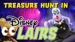 Treasure Hunt in Disney Villains Evil Lairs with Queen Bee and PJ Masks! Find a New Hatchimal!