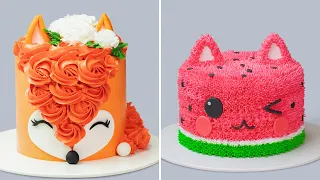 Cutest Animal Cakes Ever | Awesome Birthday Cake Ideas | Satisfying Cake Decorating