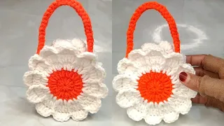 WOW😍💥💯BEAUTIFUL KNITTING CROCHET BAG💥👍AMAZING CROCHET BAG MAKING IDEAS VERY EASY