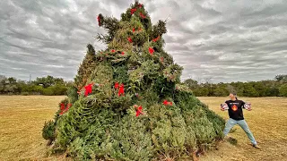 120 Christmas Trees ON FIRE!!!