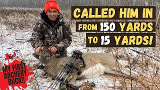 PUBLIC LAND BUCK DOWN! | Bow Hunting MANITOBA Whitetail Deer