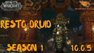 WoW - Resto Druid build and guide Mythic Plus, Rotation and Tips, beginners.  10.0.5 Dragonflight