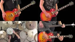 Crazy Train Guitar Bass Drum Cover