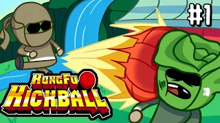 Kung Fu Kickball Gameplay - Punch, Kick, and Headbutt!