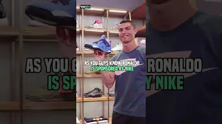 When Cristiano Junior was criticized for Wearing Nike and Adidas  #shorts #soccer #football