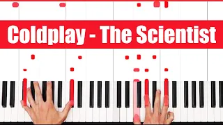 The Scientist Coldplay Piano Tutorial - EASY