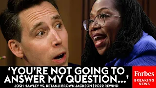 'You're Not Going To Answer!’: Josh Hawley Takes On Ketanji Brown Jackson Supercut | 2022 Rewind