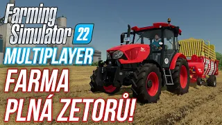 FARMA PLNÁ ZETORŮ! | Farming Simulator 22 Multiplayer #02