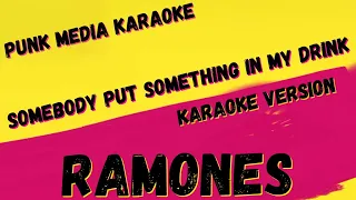 RAMONES ✴ SOMEBODY PUT SOMETHING IN MY DRINK ✴ KARAOKE INSTRUMENTAL ✴ PMK