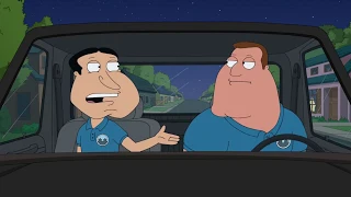 Family Guy - Joe and Quagmire Awkward Car Conversation