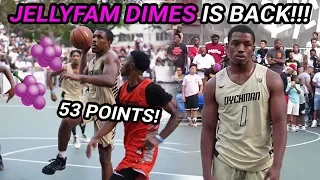 Isaiah JELLYFAM Washington's RETURN To Dyckman GOT CRAZY!! Drops 53 In Front Of Wild NYC Crowd 😱