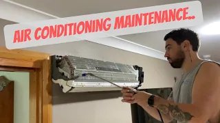 How to clean a Ductless Mini Split yourself without a professional setup.