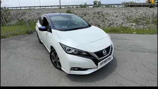 Nissan Leaf ZE1 с самой большой батарейкой 62кВт🔋и топ версией🔥 #авто #видео #автоизяпонии