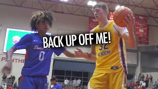 Cooper Flagg GETS MAD at Freshman that doesn't back down!