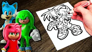 Bootleg Sonic Coloring Books