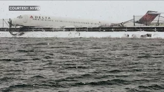 Plane Skids Off Runway at LaGuardia Airport