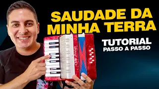 Tutorial de Como Tocar Saudade da Minha Terra na Sanfoninha