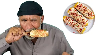 Tribal People's Reaction to Elote is priceless! (Mexican Street Corn)