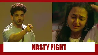 Bigg Boss 15 Update:Karan Kundrra shouts and breaks glass in anger after a nasty FIGHT with Tejasswi