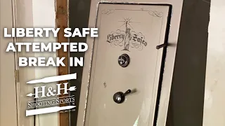 Liberty Safe Attempted Break In - H&H Shooting Sports in Oklahoma City