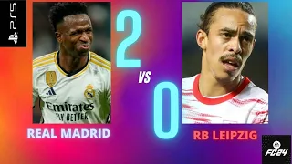 FC24 | Real Madrid Vs RB Leipzig | Vinicius Jr scored | Laliga #ps5 #skills  #goals #ps4 #realmadrid