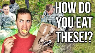 VETERAN TIPS AND TRICK ON HOW TO EAT A MRE IN BASIC TRAINING!!