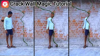 Wall crack vfx funny video editing by kinemaster| Kinemaster video editing tutorial | basena ji tech