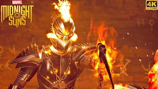 Death Knight Ghost Rider Showcase - Marvel's Midnight Suns (4K 60FPS)