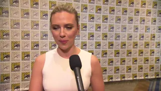 SDCC Comic Con| Black Widow Movie Cast Interview |-Scarlet johansson