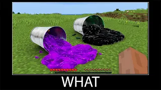 Minecraft wait what meme part 159 realistic minecraft portal fluids