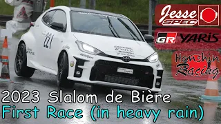 My First Official Race with my Toyota GR Yaris GXPA16: Slalom de Bière 2023! Race Footage inside!