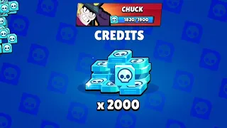 OMG I GOT CREDITS ×2000 ( BRAWL STARS)