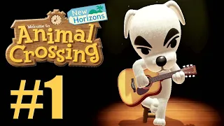 Animal Crossing New Horizons - Gameplay Walkthrough Part 1 - Opening