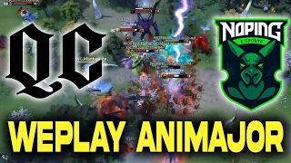 Quincy Crew vs NoPing - Upper R1 GAME 3 - Weplay Animajor Group Stage highlights - CRAZY ENDING
