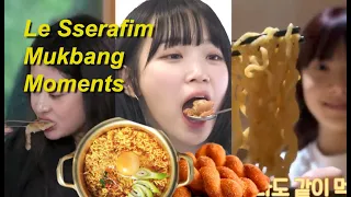 LE SSERAFIM MUKBANG MOMENTS PART 3 | hybe feeding le sserafim for 8min | #lesserafim (르세라핌 ル セラフィム)