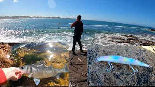 UK LURE FISHING FOR BASS IN BIG SURF TIPS/ TRICKS