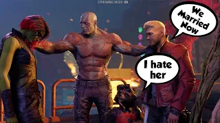 Peter, Rocket & Drax Funny Reaction to Gamora killing Nebula - Marvel's Guardians of the Galaxy