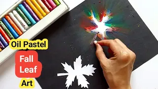 Fall Leaf Art | Oil Pastel Art Project