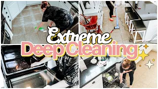 Extreme Kitchen Deep Clean Messy House Transformation Satisfying Cleaning Motivation 2023
