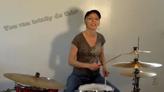 Beginner Drum Lesson - 6/8 beat - Praise and Worship