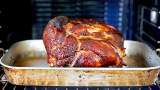 Baked, Whole Bone-In Ham with Brown Sugar Glaze