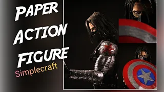 Paper Action Figure | The Winter Soldier | Simplecraft