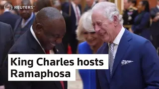 King Charles hosts Ramaphosa for first state visit