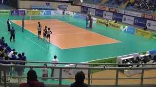 Colombia  vs Uruguay. Sudamericano voley Cajamarca