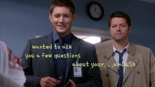 Supernatural delivering underrated comedic lines for almost 12 minutes