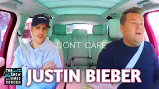 Justin Bieber Carpool Karaoke 2020 Singing Songs (Old & New) With James Corden