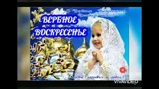 🎀|С ВЕРБНЫМ ВОСКРЕСЕНЬЕМ!!! Красивая музоткрытка| Поет Наталья Васильчук - Не покидай меня|